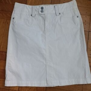 Vintage Gap jeans white skirt Hp🔥🔥🔥